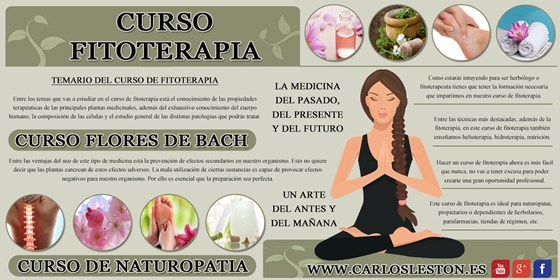 curso de naturopatia: curso fitoterapia